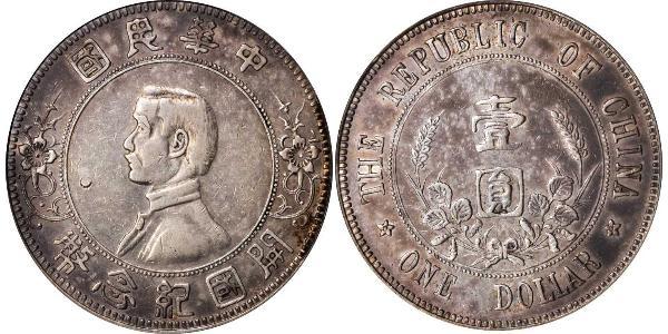 1 Dollar Volksrepublik China Silber 