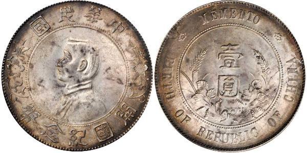 1 Dollar Volksrepublik China Silber 