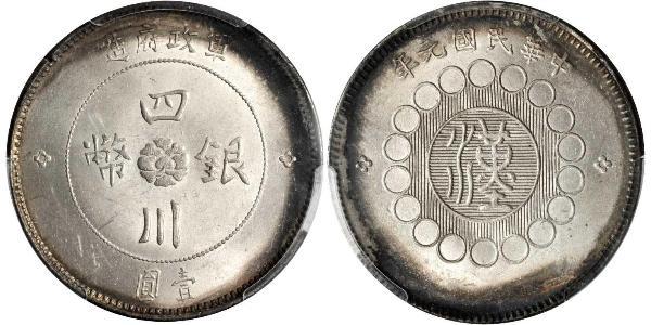 1 Dollar Volksrepublik China Silber 