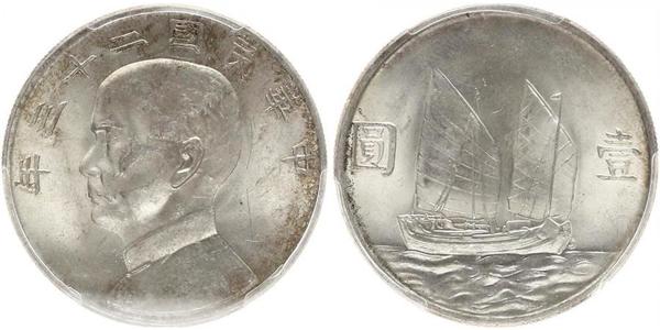 1 Dollar Volksrepublik China Silber 