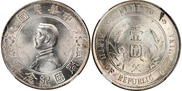 1 Dollar Volksrepublik China Silber 