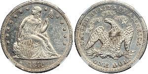 1 Dollar Vereinigten Staaten von Amerika (1776 - ) Silber/Kupfer 