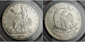 1 Dollar Vereinigten Staaten von Amerika (1776 - ) Silber/Kupfer 