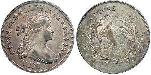 1 Dollar Vereinigten Staaten von Amerika (1776 - ) Silber/Kupfer Anne Willing Bingham (1764-1801)