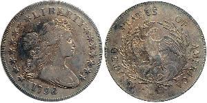 1 Dollar Vereinigten Staaten von Amerika (1776 - ) Silber/Kupfer Anne Willing Bingham (1764-1801)