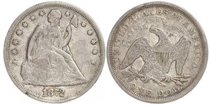 1 Dollar Vereinigten Staaten von Amerika (1776 - ) Silber/Kupfer 