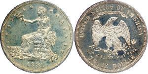 1 Dollar Vereinigten Staaten von Amerika (1776 - ) Silber/Kupfer 