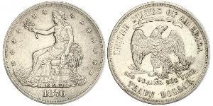 1 Dollar Vereinigten Staaten von Amerika (1776 - ) Silber/Kupfer 