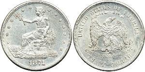 1 Dollar Vereinigten Staaten von Amerika (1776 - ) Silber/Kupfer 