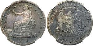 1 Dollar Vereinigten Staaten von Amerika (1776 - ) Silber/Kupfer 