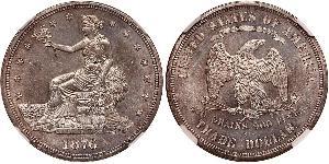 1 Dollar Vereinigten Staaten von Amerika (1776 - ) Silber/Kupfer 