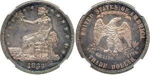 1 Dollar Vereinigten Staaten von Amerika (1776 - ) Silber/Kupfer 