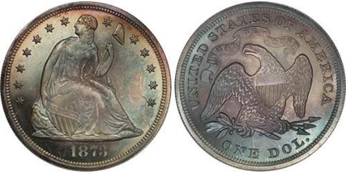 1 Dollar Vereinigten Staaten von Amerika (1776 - ) Silber/Kupfer 