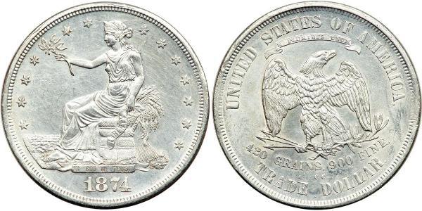 1 Dollar Vereinigten Staaten von Amerika (1776 - ) Silber/Kupfer 