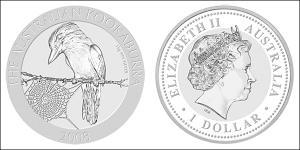1 Dollar Australia (1939 - ) Silver Elizabeth II (1926-2022)