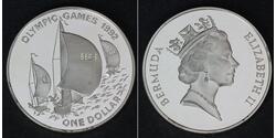 1 Dollar Bermuda Silver 