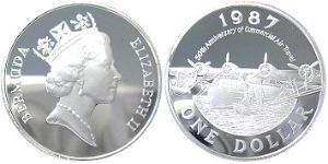1 Dollar Bermuda Silver Elizabeth II (1926-2022)
