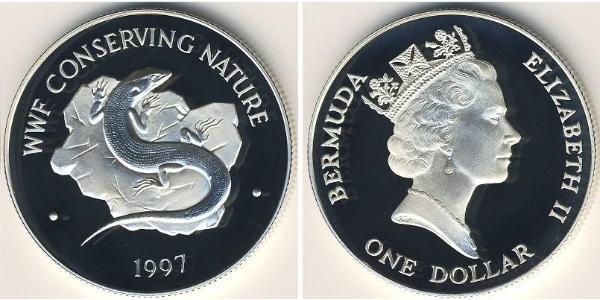 1 Dollar Bermuda Silver Elizabeth II (1926-2022)