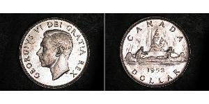 1 Dollar Canada Silver George VI (1895-1952)