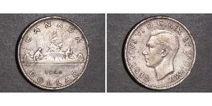 1 Dollar Canada Silver George VI (1895-1952)