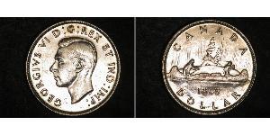 1 Dollar Canada Silver George VI (1895-1952)