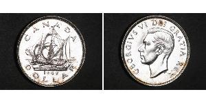 1 Dollar Canada Silver George VI (1895-1952)