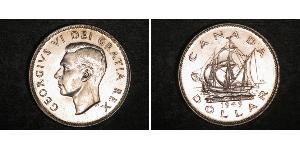 1 Dollar Canada Silver George VI (1895-1952)