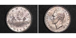 1 Dollar Canada Silver George VI (1895-1952)