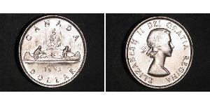 1 Dollar Canada Silver Elizabeth II (1926-2022)