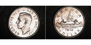 1 Dollar Canada Silver George VI (1895-1952)