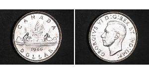 1 Dollar Canada Silver George VI (1895-1952)