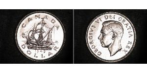 1 Dollar Canada Silver George VI (1895-1952)