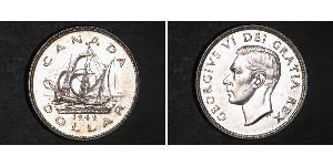 1 Dollar Canada Silver George VI (1895-1952)