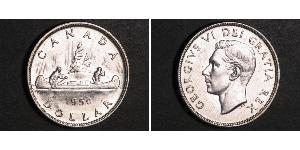 1 Dollar Canada Silver George VI (1895-1952)