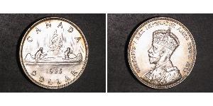 1 Dollar Canada Silver George V of the United Kingdom (1865-1936)