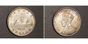 1 Dollar Canada Silver George V of the United Kingdom (1865-1936)