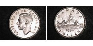 1 Dollar Canada Silver George VI (1895-1952)