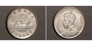 1 Dollar Canada Silver George V of the United Kingdom (1865-1936)