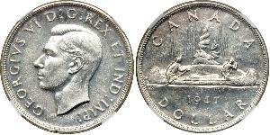 1 Dollar Canada Silver George VI (1895-1952)