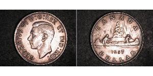 1 Dollar Canada Silver George VI (1895-1952)