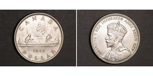 1 Dollar Canada Silver George V of the United Kingdom (1865-1936)