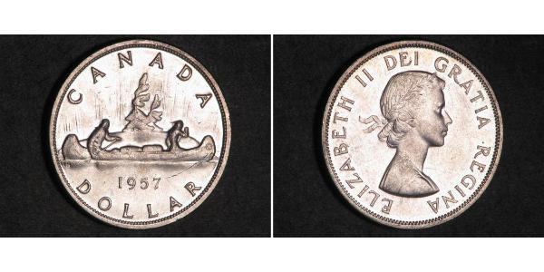 1 Dollar Canada Silver Elizabeth II (1926-2022)