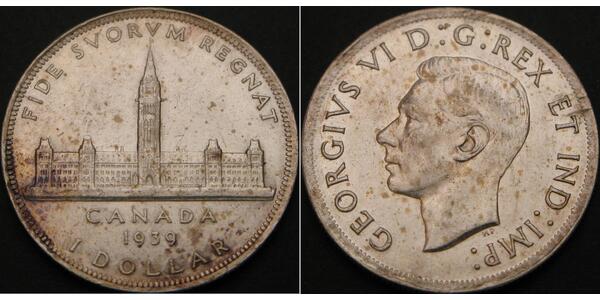 1 Dollar Canada Silver George VI (1895-1952)