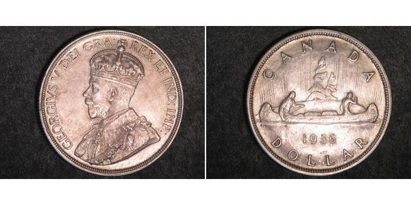 1 Dollar Canada Silver George V of the United Kingdom (1865-1936)