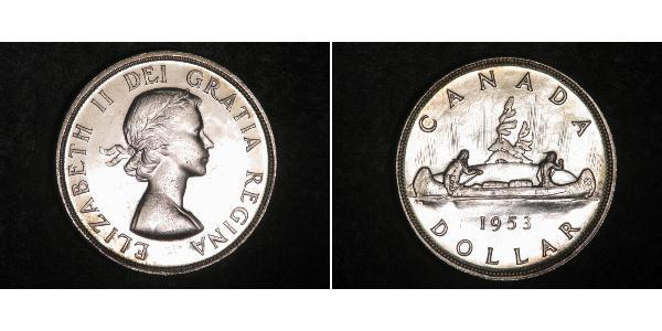1 Dollar Canada Silver Elizabeth II (1926-2022)