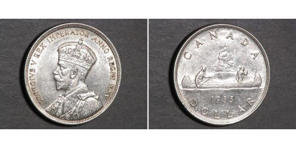 1 Dollar Canada Silver George V of the United Kingdom (1865-1936)