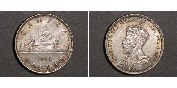 1 Dollar Canada Silver George V of the United Kingdom (1865-1936)