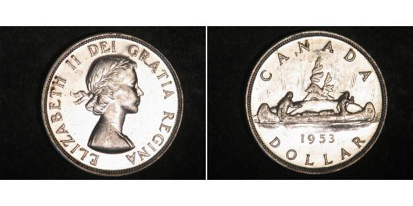 1 Dollar Canada Silver Elizabeth II (1926-2022)