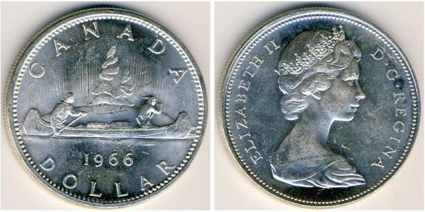 1 Dollar Canada Silver Elizabeth II (1926-2022)