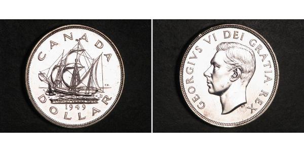 1 Dollar Canada Silver George VI (1895-1952)